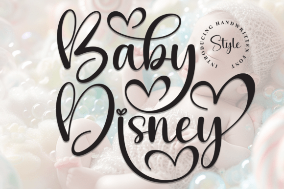 Baby Disney: The Handwritten Font That Feels Like a Hug