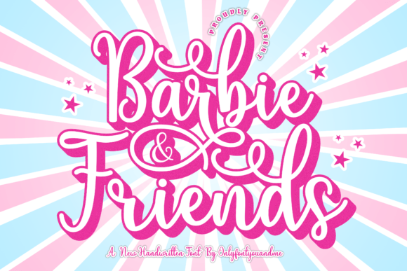 Barbie and Friends Font: A Playful Design Tool for Everyday Creativity