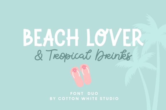 Beach Lover Tropical Drinks Duo