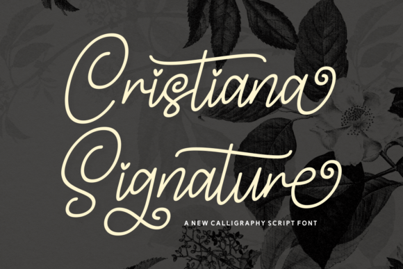 Cristiana Signature: Elegant Script for Meaningful Moments