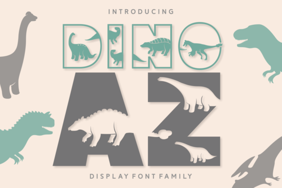Dino Az: A Playful Font for Creative Projects