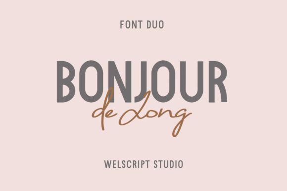 Discover the Elegance of Bonjour De Jong: A Versatile Font for Every Design Need
