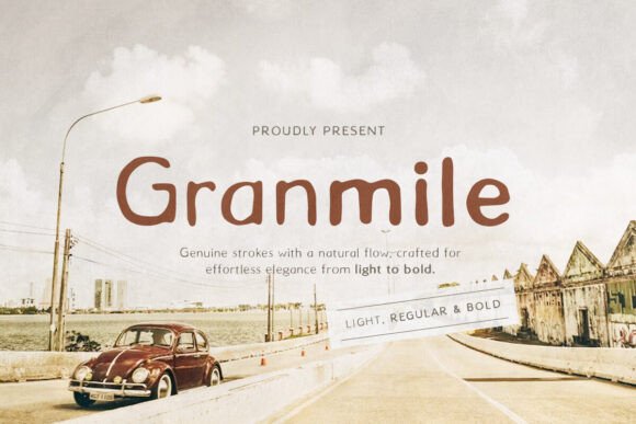 Granmile: A Handwritten Sans That Feels Human—Without the Hassle