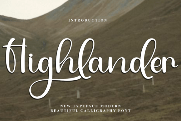 Highlander Font: A Festive Typographic Solution for Creative Designers