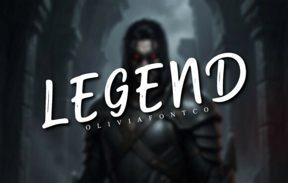 Legend: A Bold Statement in Typography for Dark Fantasy and Beyond