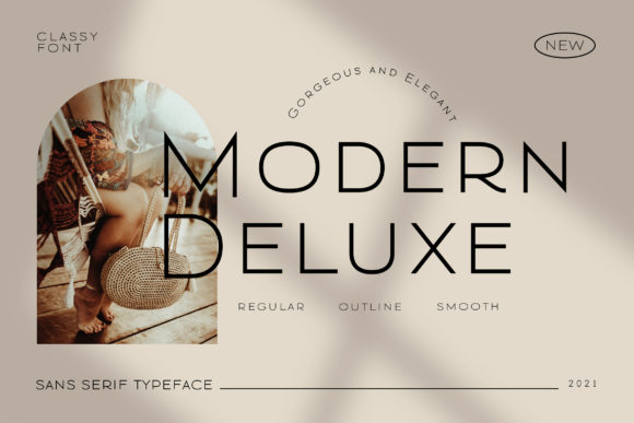 Modern Deluxe: Where Typographic Precision Meets Everyday Elegance