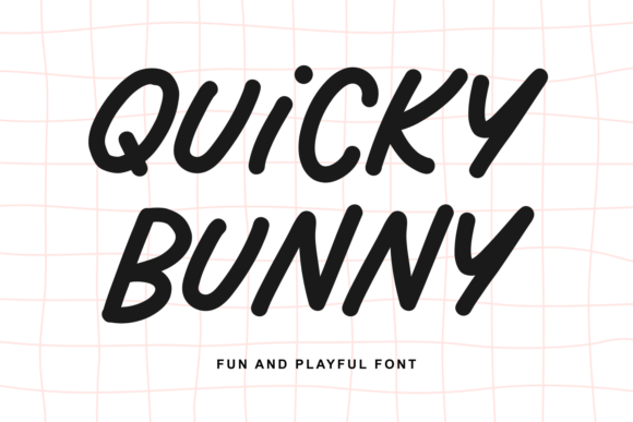 Quicky Bunny: A Playful Handwritten Font Duo for Creative Expression