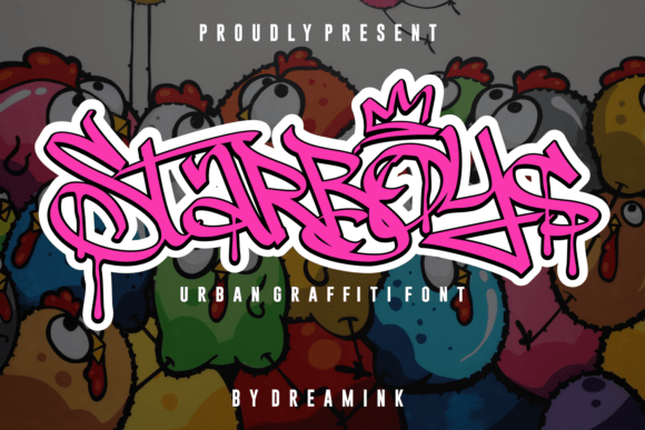 Starboys: The Graffiti Font That Speaks Urban Energy