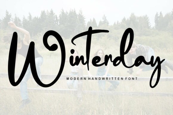 Winterday: A Handwritten Font for Elegant Design